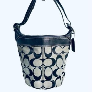 Vintage Authentic Coach Bucket Bag Signature C